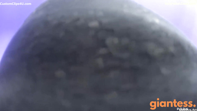 Media Impact Customs - The Climb Of Your Life: Tiny Man Trying To Go On A Giantess In Garden