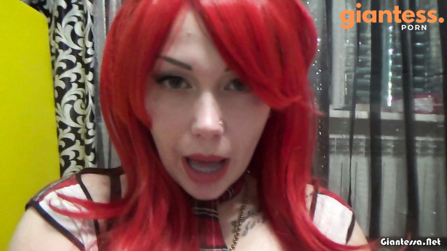 Larger Than Life - Redhead Giantess And Her Panties Will Make You Her Helpless Little Doll