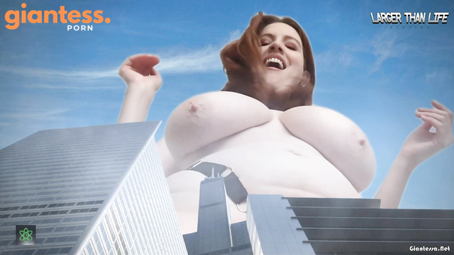 Larger Than Life - Horny Ginger Lust: Ultimate Big Busty Giantess Growth Domination