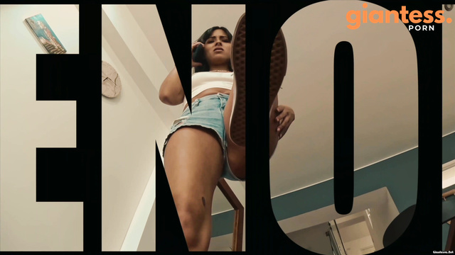 Rise of the Giantess - No Escape From The Living Room: Caught By Two Giant Latinas