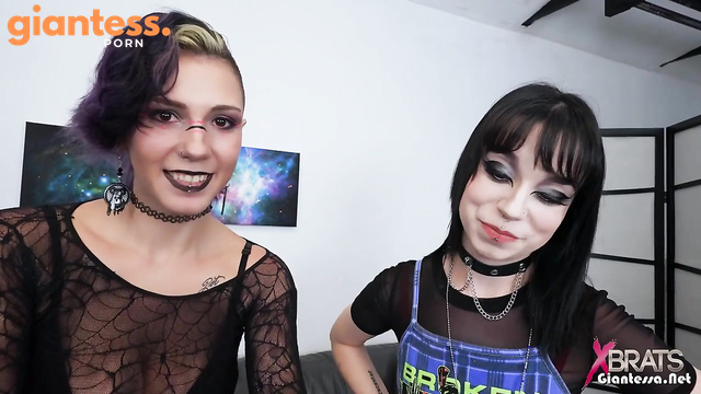 Bratty Foot Girls - Foot Worship With Skylar & Ditria: Tiny Get Bullied Right Under Their Bare Soles