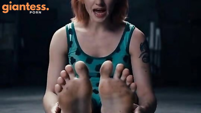 Giantess Nami And The Tiny Foot Slave: Watch Her Step Right On Your Whole Face