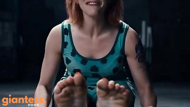 Giantess Nami And The Tiny Foot Slave: Watch Her Step Right On Your Whole Face