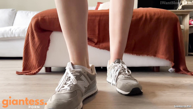 IWantBlondi - Thought It Was A Rock In My Shoe It Is Just A Horny Tiny Foot Worship