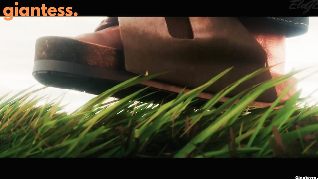 EleGTS - Look Up From Beneath Her Big Slippers: Trapped Outdoors By This Giantess