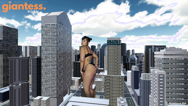 Media Impact Customs - Giantess Enchantress Sahrye Uses Her Big Ass For Unlimited Power Play