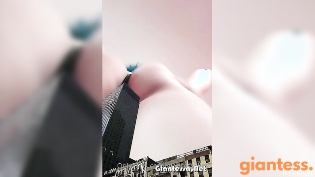 Larger Than Life - Giantess Alice Faye Uses Her Massive Ass For Butt Crushing The Entire City PART 2