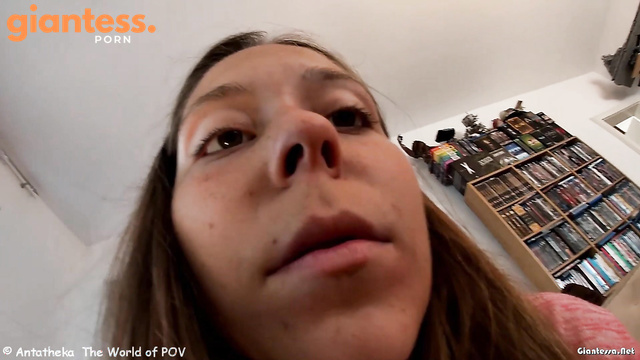 German Giantess The Vore Store - Julie And Her Shrinking Man Prepare To Be Eaten By A Giantess