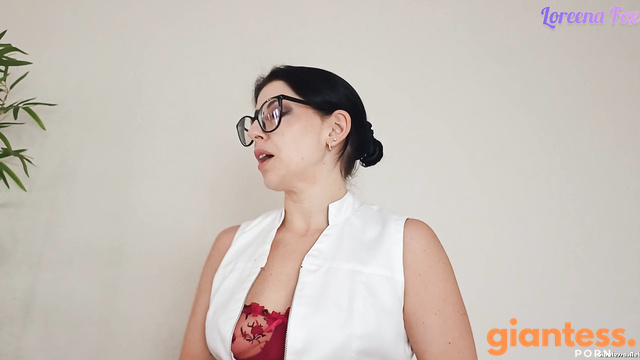 Loreena Fox - Intense Shrinking Serum Trials Managed By This Sexy Milf Nurse