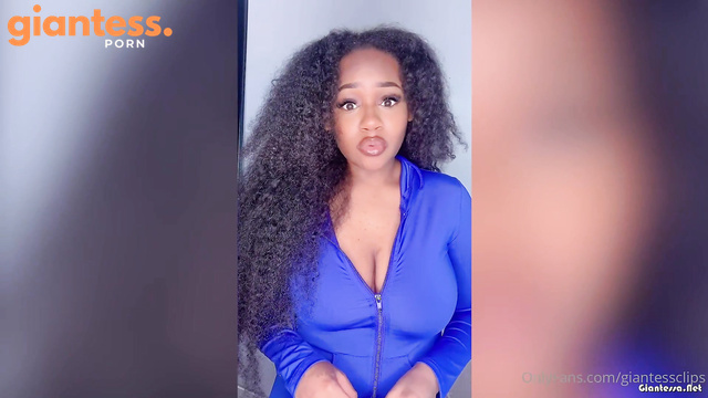 Larger Than Life - Dangerous Trap Of Curvy Ebony Goddess Xio Packed With Huge Cleavage