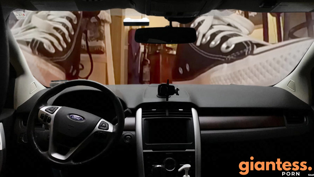 Scarlett Vamp - Giantess In Sneakers Dominated Tiny Playthings In Room With A Little Car