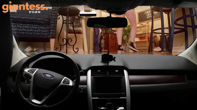 Scarlett Vamp - Giantess In Sneakers Dominated Tiny Playthings In Room With A Little Car