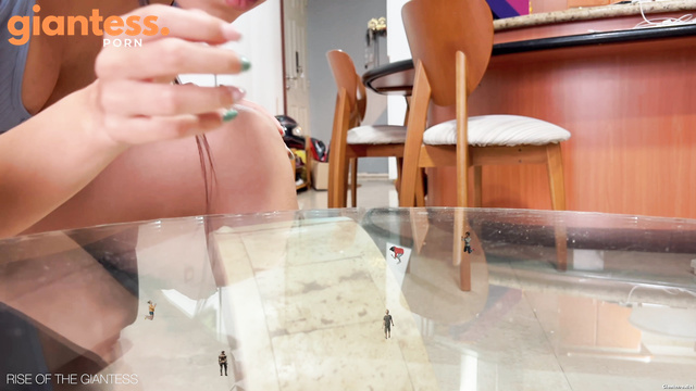 Rise Of The Giantess - You Cannot Escape From Gigantic Andrea As She Traps You