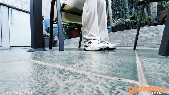 Rise Of The Giantess - Tiny Man Who Cannot Run From Under Their Feet With Giantess Gabriella
