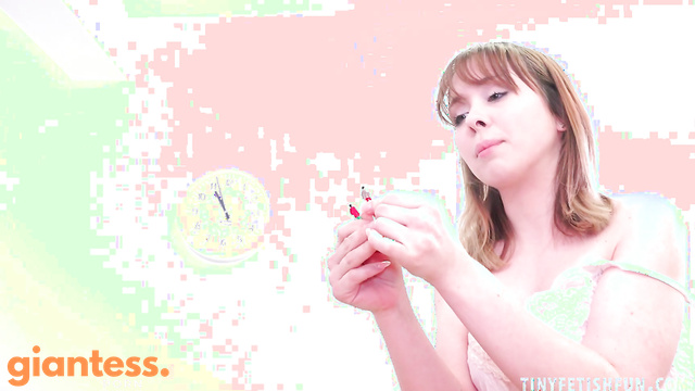 Tinyfetishfun – Young Girl Crushing Blue Shoes And Feet Of Small Men Part 3