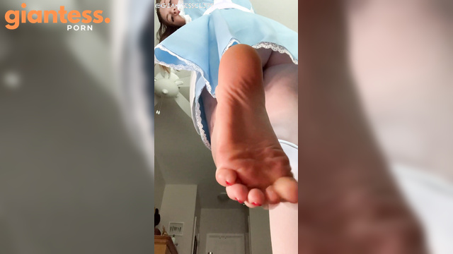 Larger Than Life - Freckled In Wonderland Giantess Feet