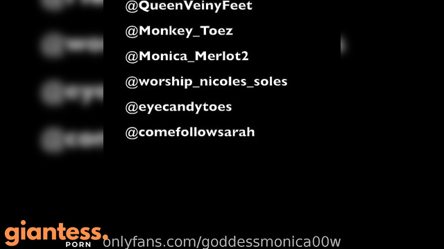 Goddess Monica – Giantess Party Part 6