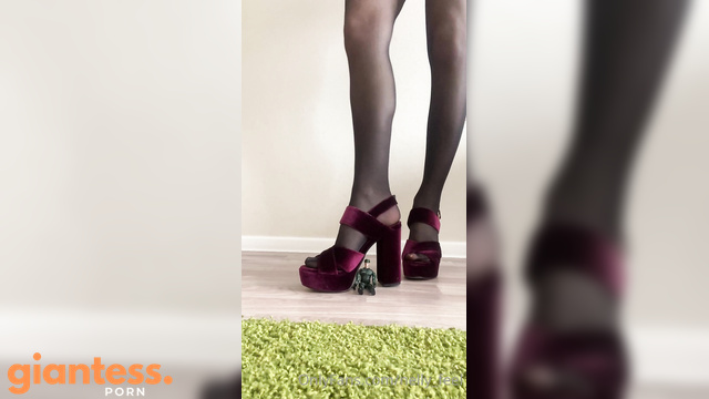 Nelly Giantess – Teasing A Tiny Man With My Heels