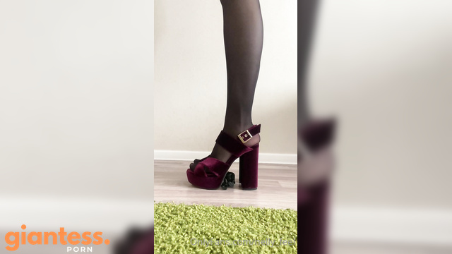 Nelly Giantess – Teasing A Tiny Man With My Heels