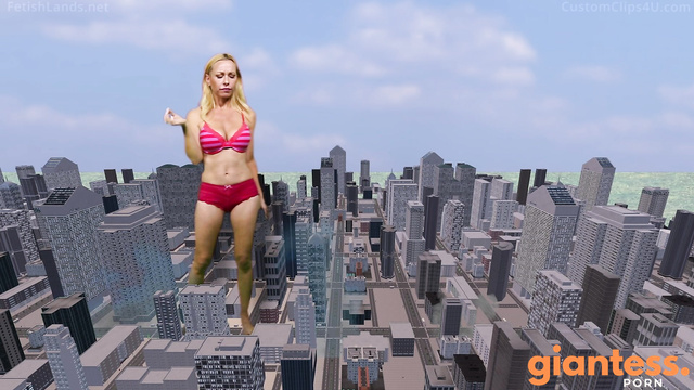 GiantessZone Clips - Blondzilla Snack and Smash