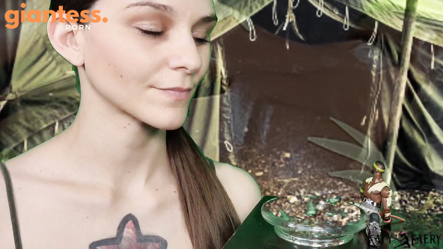 Katy Faerys Forbidden Fetish Films - Army Sergeant Shrunken, Humiliated & Eaten Out by Private Katy