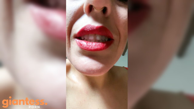 Larger Than Life - Giantess Teases Her Tiny To The Bone