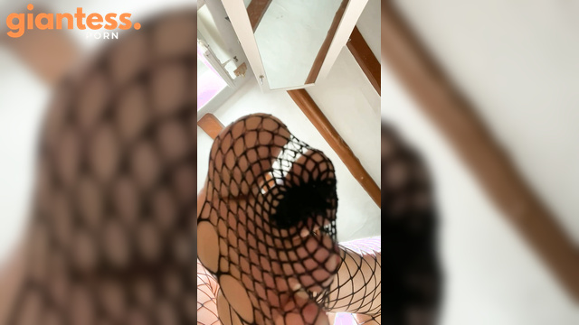 Larger Than Life - Giantess Teases Her Tiny To The Bone