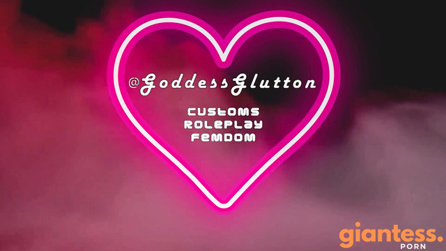 BBW GoddessGlutton - Unnoticed On Giantess Throne