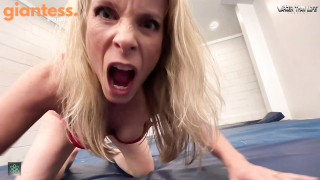 Larger Than Life - Giantess Claire Plays Rough SFX