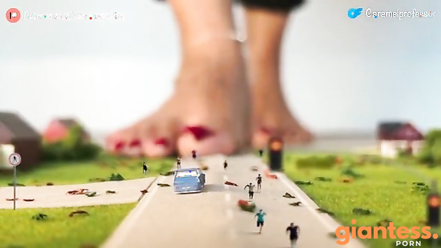Giantess EditZ - Beautiful Legs Walking Through the City Part 7