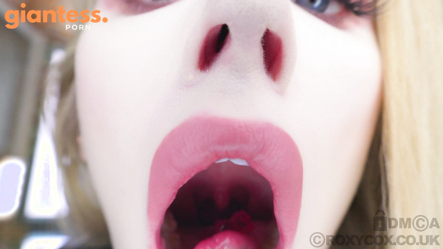 Roxy Cox - Greedy Giantess Chews Little Man