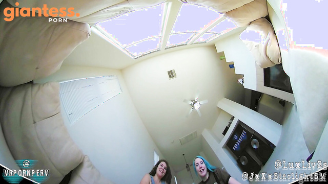 VR Porn Perv – Giantesses Lovingly Encourage Tiny Roommate To Breed Them