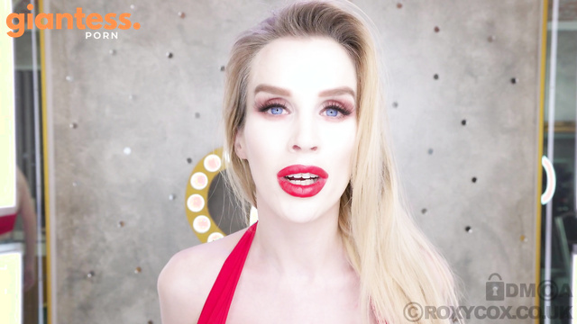 Roxy Cox - Gentle Giantess Swallows Tiny BF