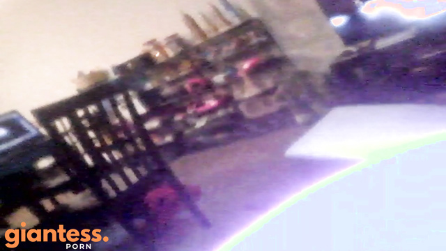 MXDominionakaCrushGoddess Clips - Teenie tries to watch TV from inside Giantess Big Mouth POV