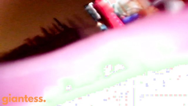 MXDominionakaCrushGoddess Clips - Teenie tries to watch TV from inside Giantess Big Mouth POV