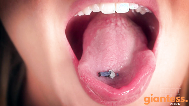 Bratty Foot Girls - Tiny Cop Gets Swallowed Alive with Reagan Lush