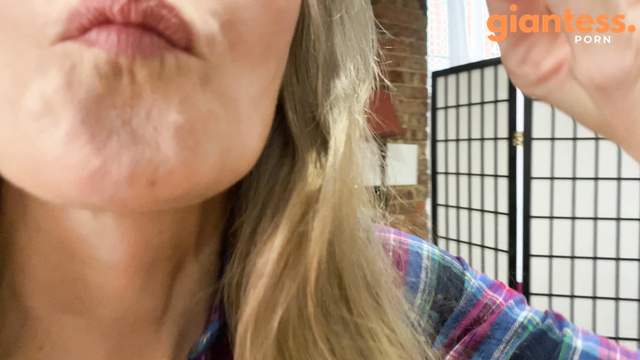 The Sensitive Spot SK Fet - Giantess Savannah Shrinks Her Boss and Eats Him