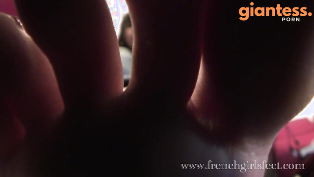 French Girls Feet - Hanna and the Tiny Spyer POV