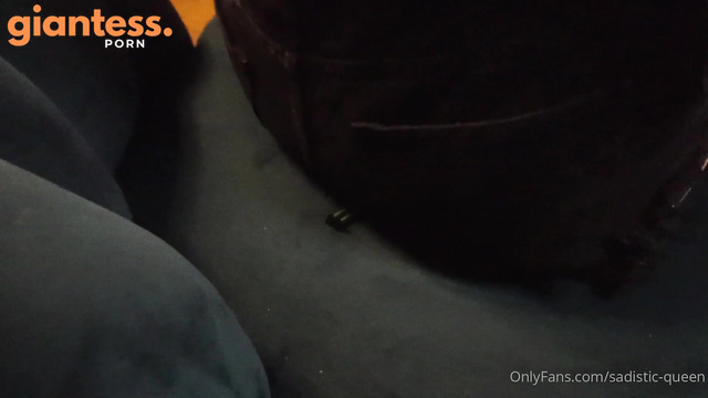 Sadistic Queen - Unaware Giantess Butt Crush Part 2