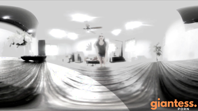 Shrink U Down - Maleka shrinks and teases the foot perv VR