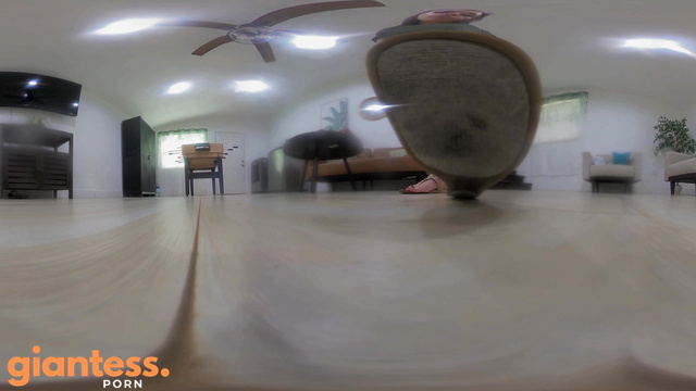 Shrink U Down - Maleka shrinks and teases the foot perv VR