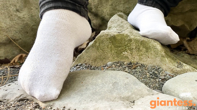 Canadian Giantess - Astrid in Caught In My Sock