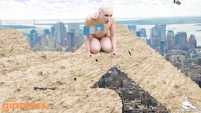 Diane Chrystall - Giantess Blows Away Your Entire City