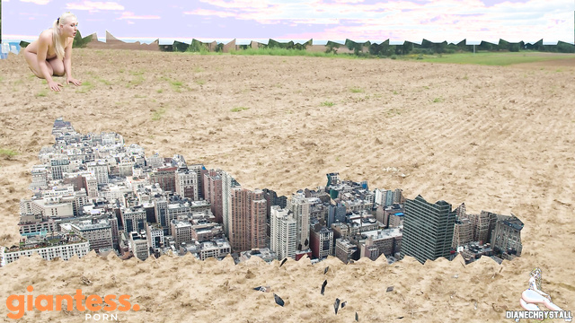 Diane Chrystall - Giantess Blows Away Your Entire City