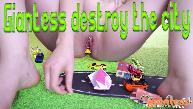 Diane Chrystall - Giantess Destroys Tiny Bug City