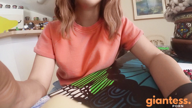Giantess Requests - Cheese sauce with mini guy