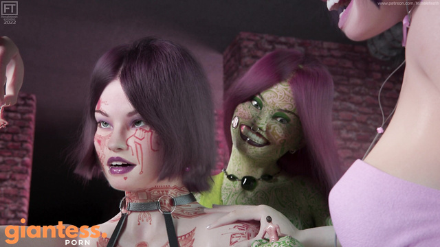 Femaleteeth - The Triplets Jaws Extended