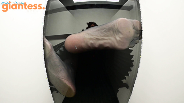 ASGF Studios - Moody Milf barefoot LONG SOLES crushing again Part 2