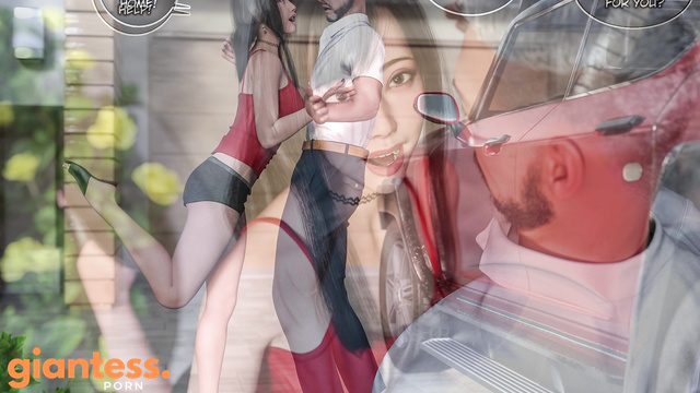Giantess and Tiny - Step-Daughter shrinks her Step-Dad