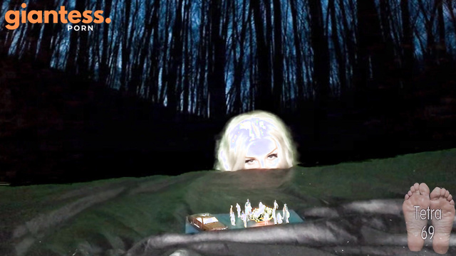 Tetra69 - Tattooed Giantess in Forest Enjoying Her Pussy